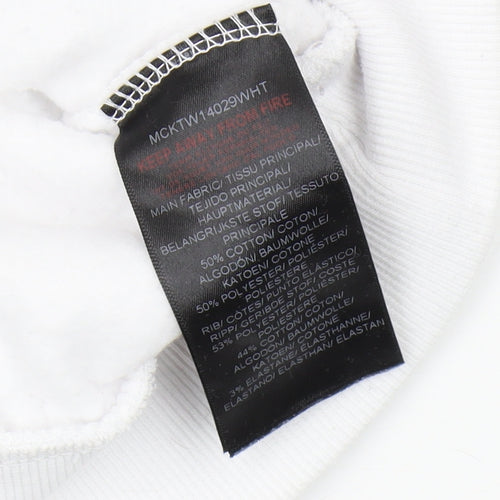 McKenzie Women's White Pullover Hoodie Size 10