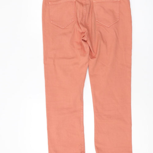 Fat Face Women’s Orange Cropped Jeans Size 12