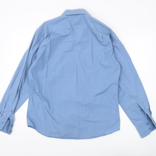 Ben Sherman Men's Blue Regular Fit Long Sleeve Shirt