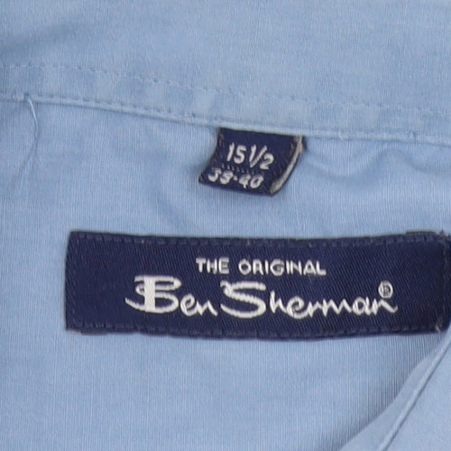 Ben Sherman Men's Blue Regular Fit Long Sleeve Shirt