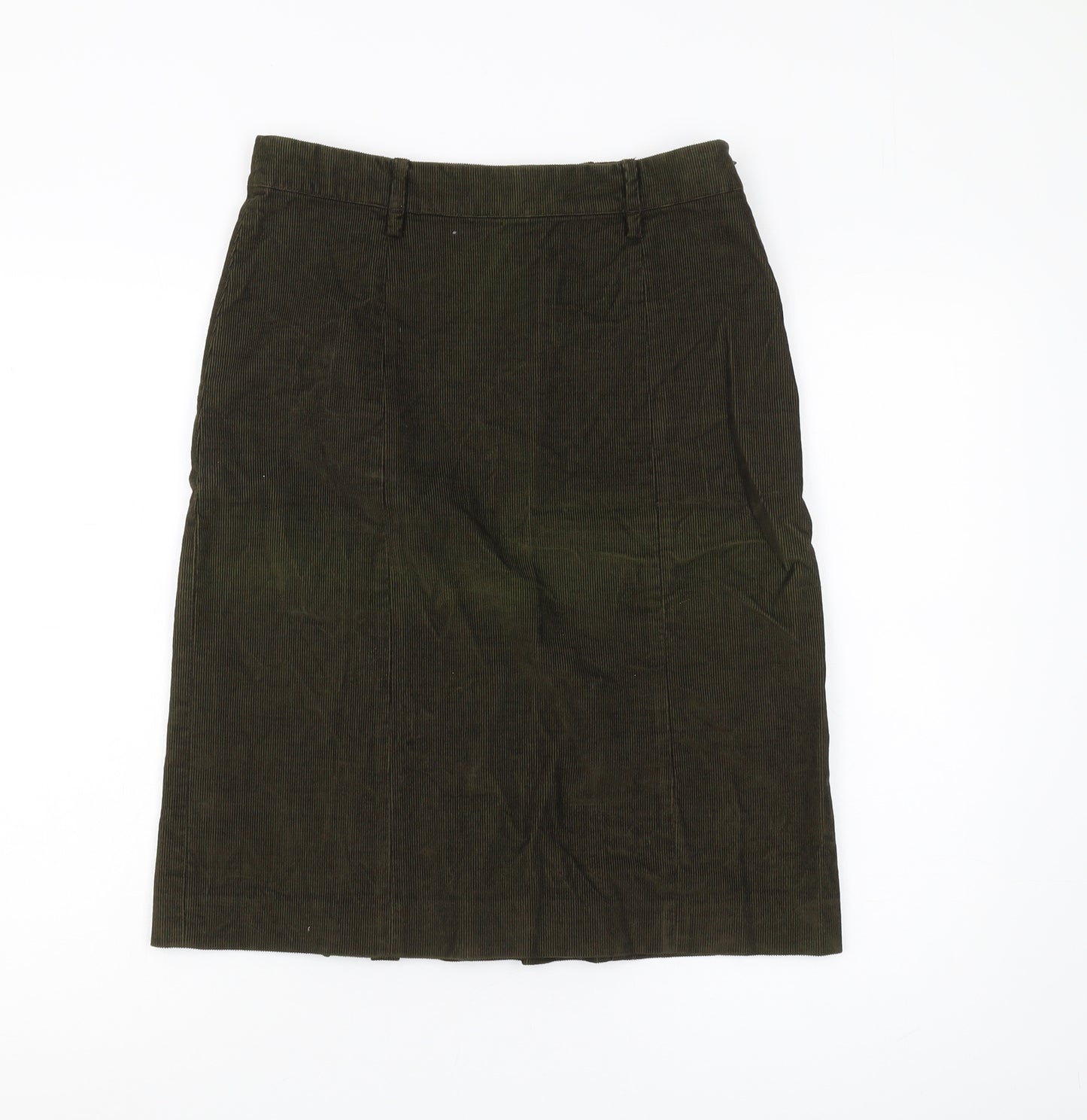 Jigsaw Women's Green Corduroy Pencil Skirt Size 10