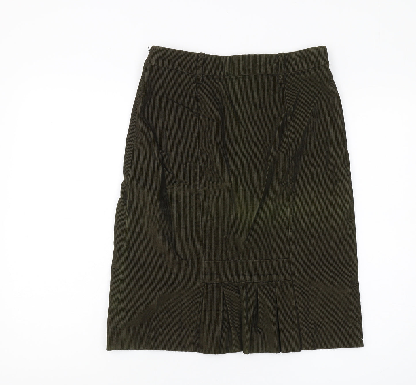 Jigsaw Women's Green Corduroy Pencil Skirt Size 10