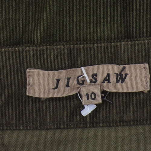 Jigsaw Women's Green Corduroy Pencil Skirt Size 10