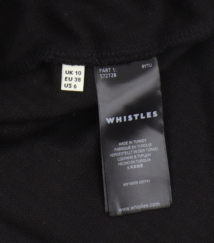 Whistles Black Women's Dress Size UK 10