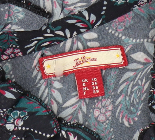 Joe Browns Women's Multicoloured Floral Tunic Blouse Size 10