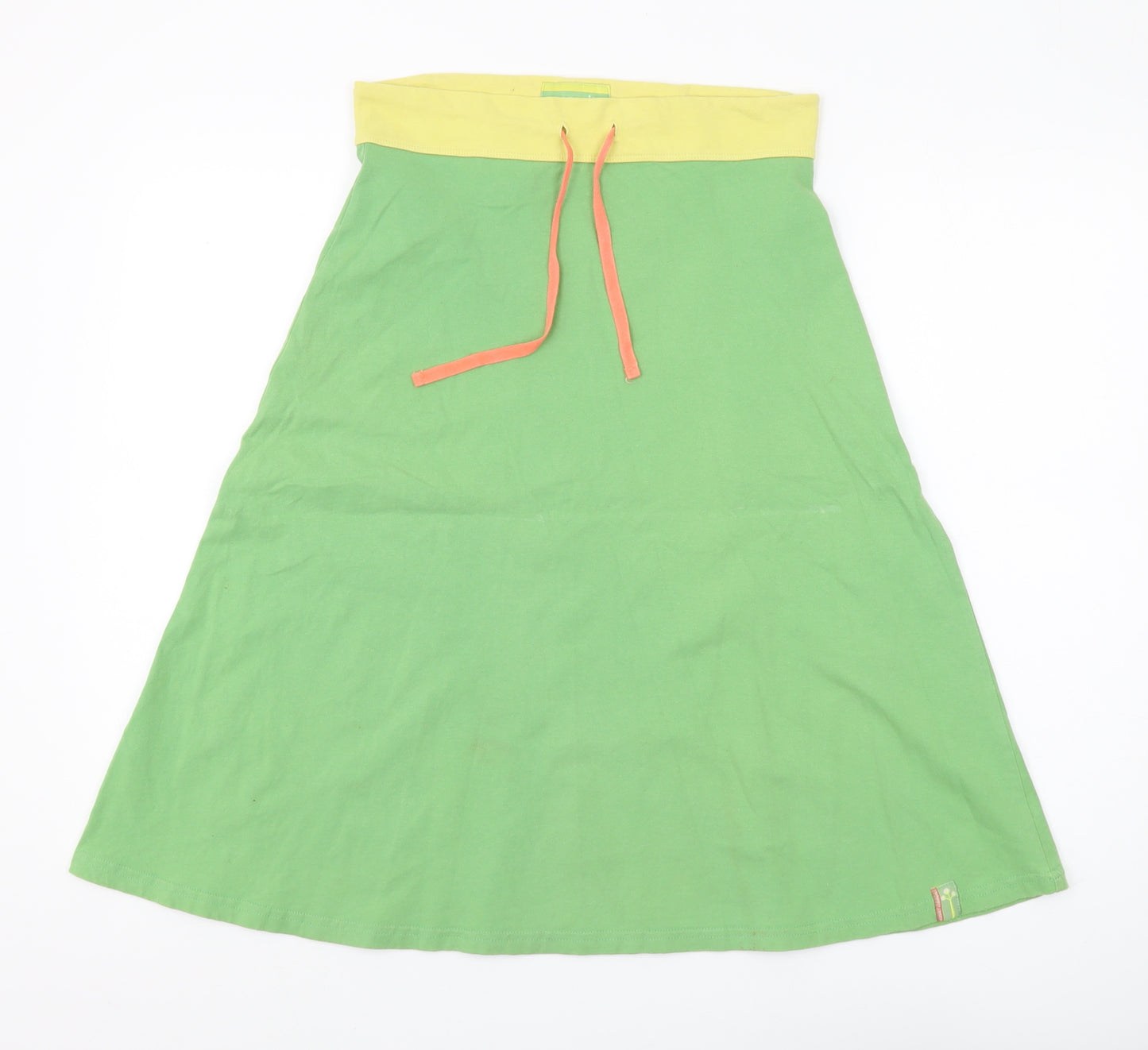 Seasalt Women’s Green A-Line Skirt, Size 8, Cotton