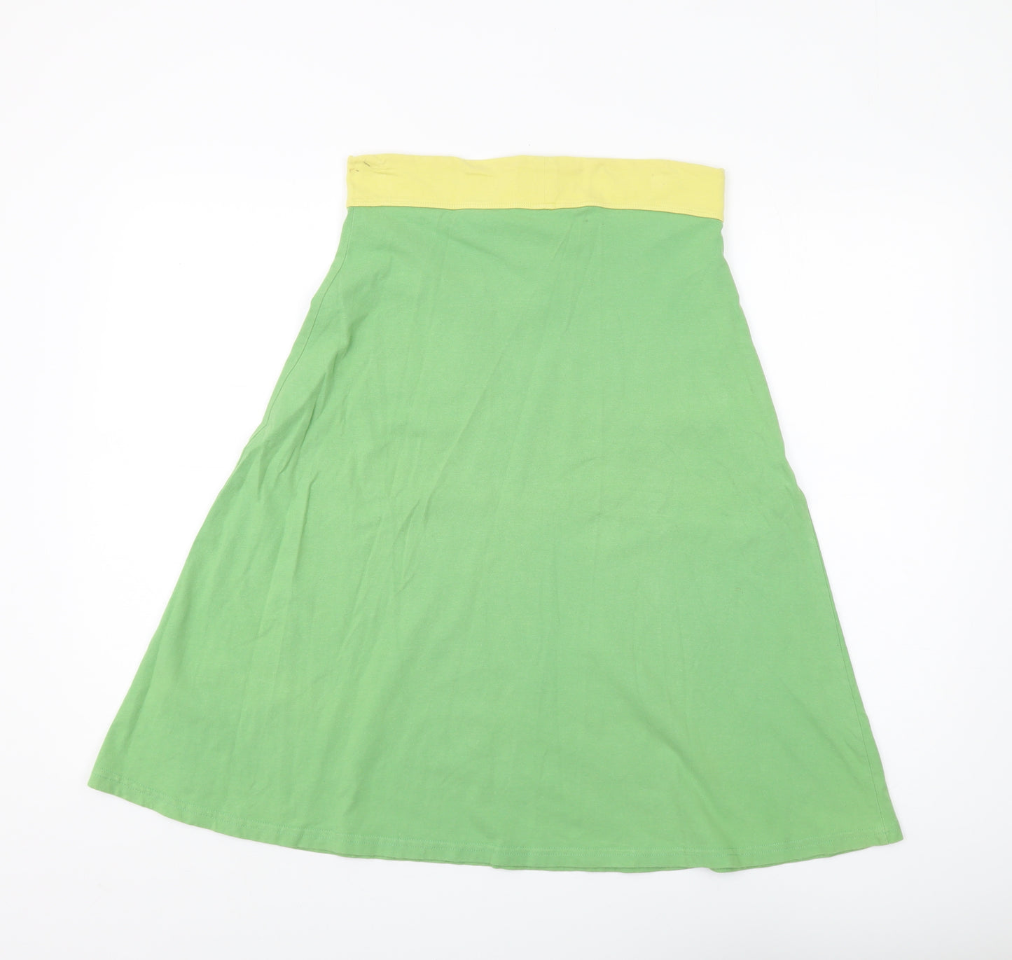 Seasalt Women’s Green A-Line Skirt, Size 8, Cotton