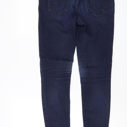Women's Blue Skinny Jeans - 8R, Excellent Condition