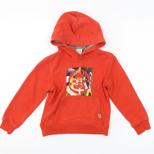 Saltrock Boys Red Pullover Hoodie 2-3 Years Graphic Print
