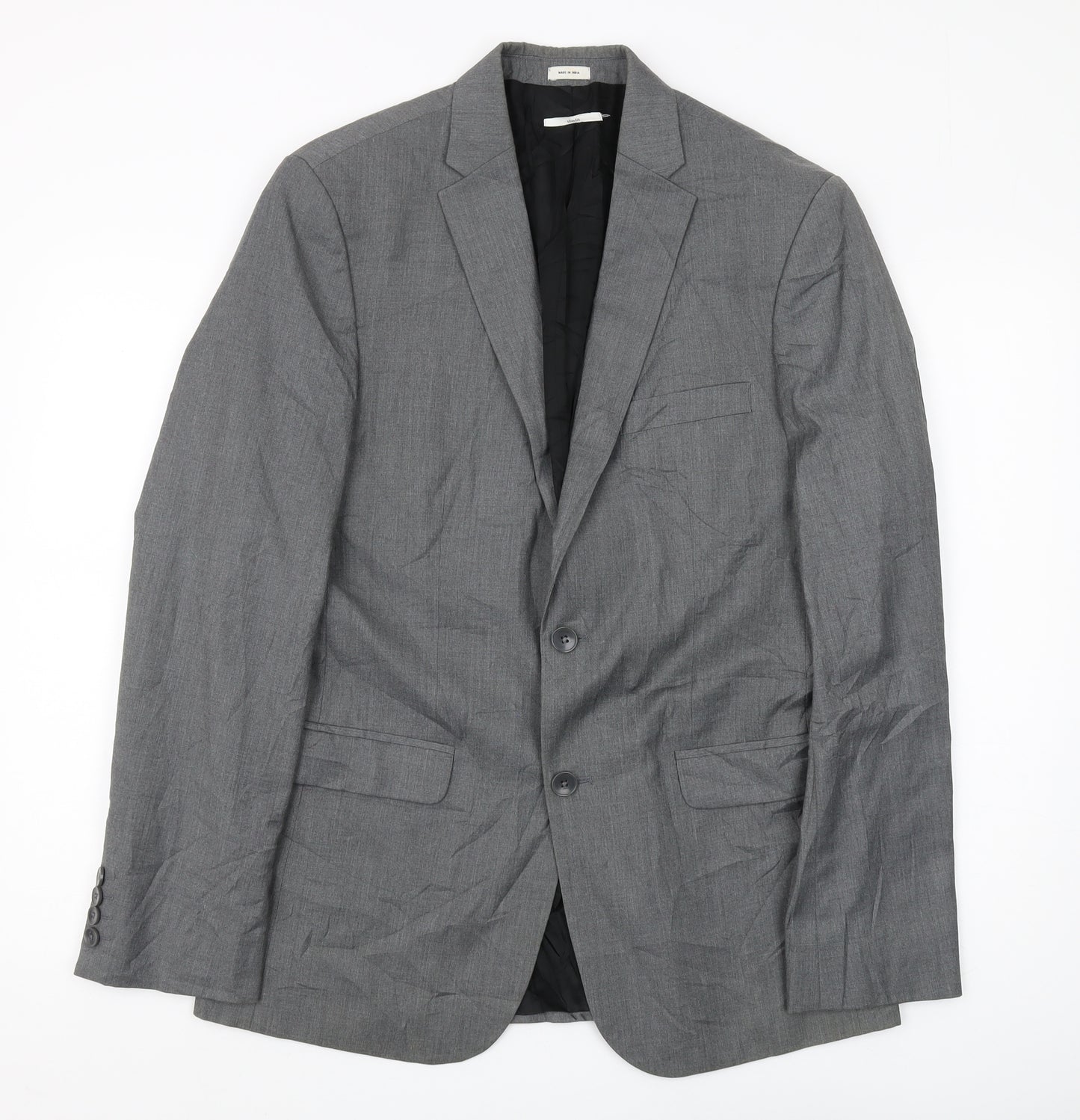 Calvin Klein Men's Grey Suit Jacket Size M Regular
