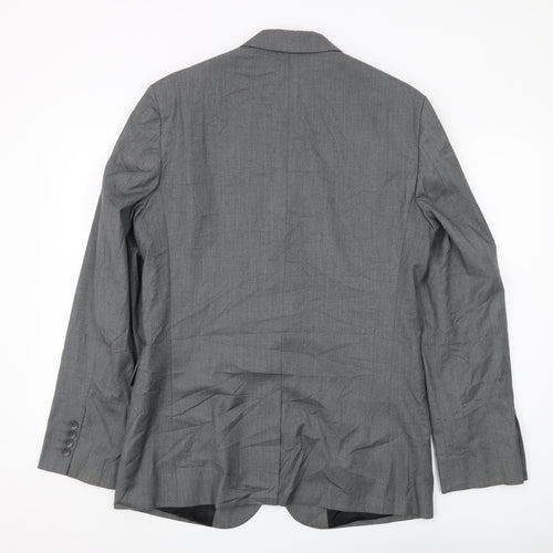 Calvin Klein Men's Grey Suit Jacket Size M Regular
