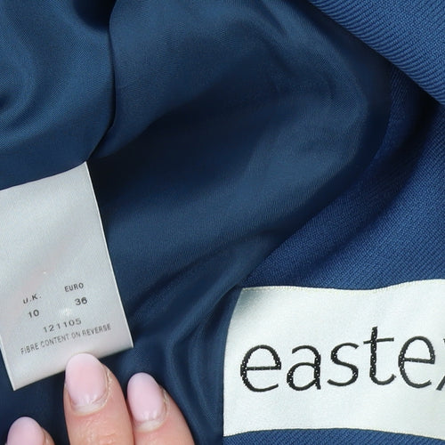 Eastex Women's Blue Suit Jacket Size 10, Regular Fit