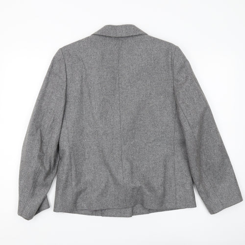Eastex Women's Grey Wool Blazer Size 12 – Vintage Style