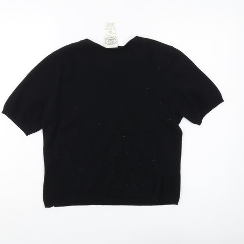 Laura Ashley Women's Black Pullover Jumper Size 18
