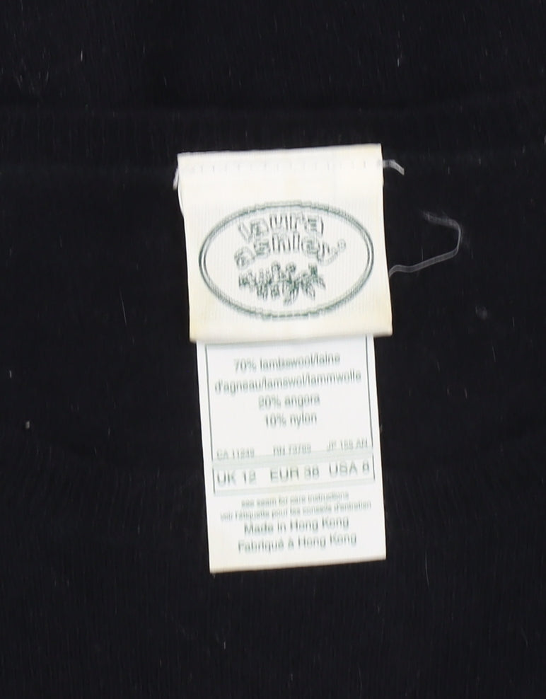 Laura Ashley Women's Black Pullover Jumper Size 18