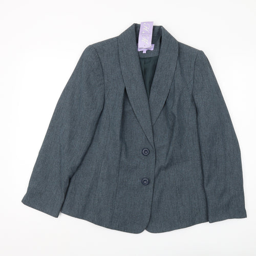 Honor Millburn Grey Women's Blazer Size 12, Classic Style