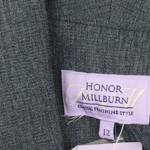 Honor Millburn Grey Women's Blazer Size 12, Classic Style