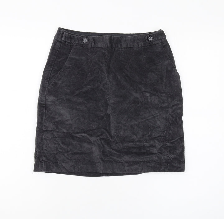 Banana Republic Women's Black Corduroy Skirt, Size 4