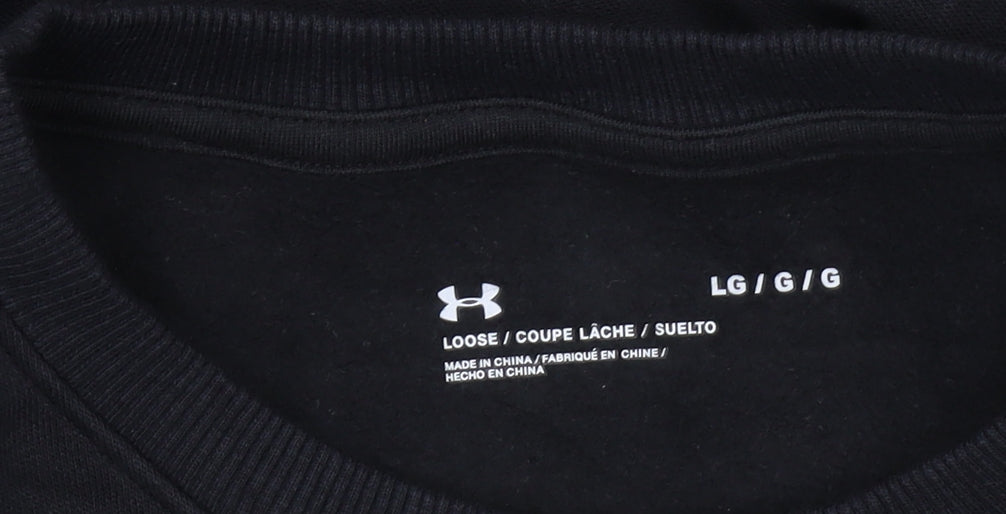 Under Armour Men's Black Pullover Sweatshirt L