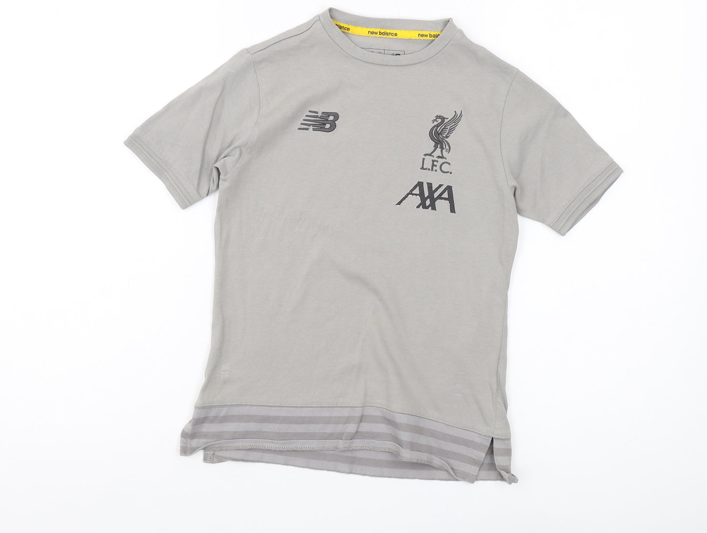 New Balance Boys Grey T-Shirt, 7-8 Years, Sports Style Casual