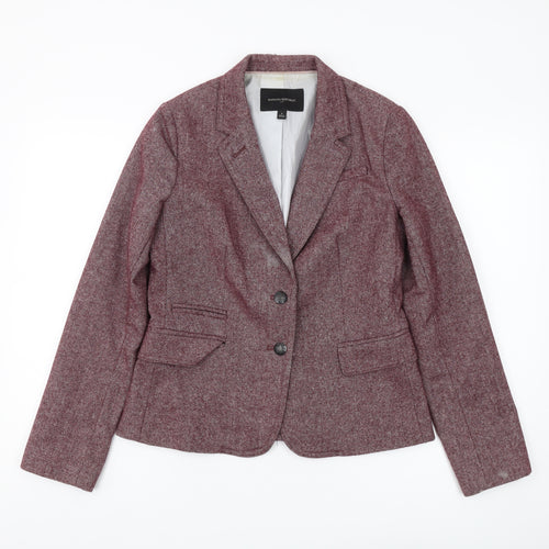 Banana Republic Women's Red Blazer Size 6 Classic Style