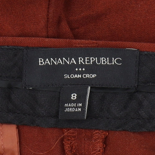 Banana Republic Women's Brown Cropped Trousers, Size 8