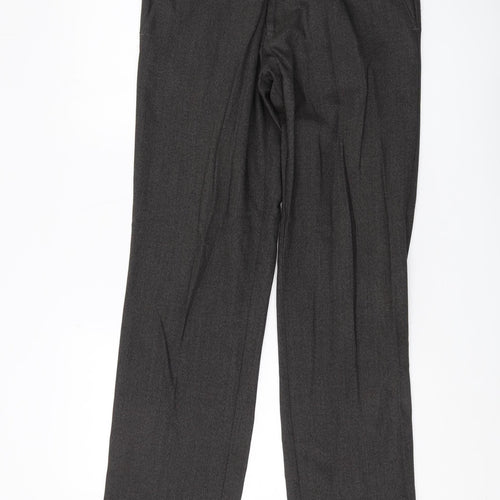 Hugo Boss Men's Grey Dress Pants, Size M, Regular Fit