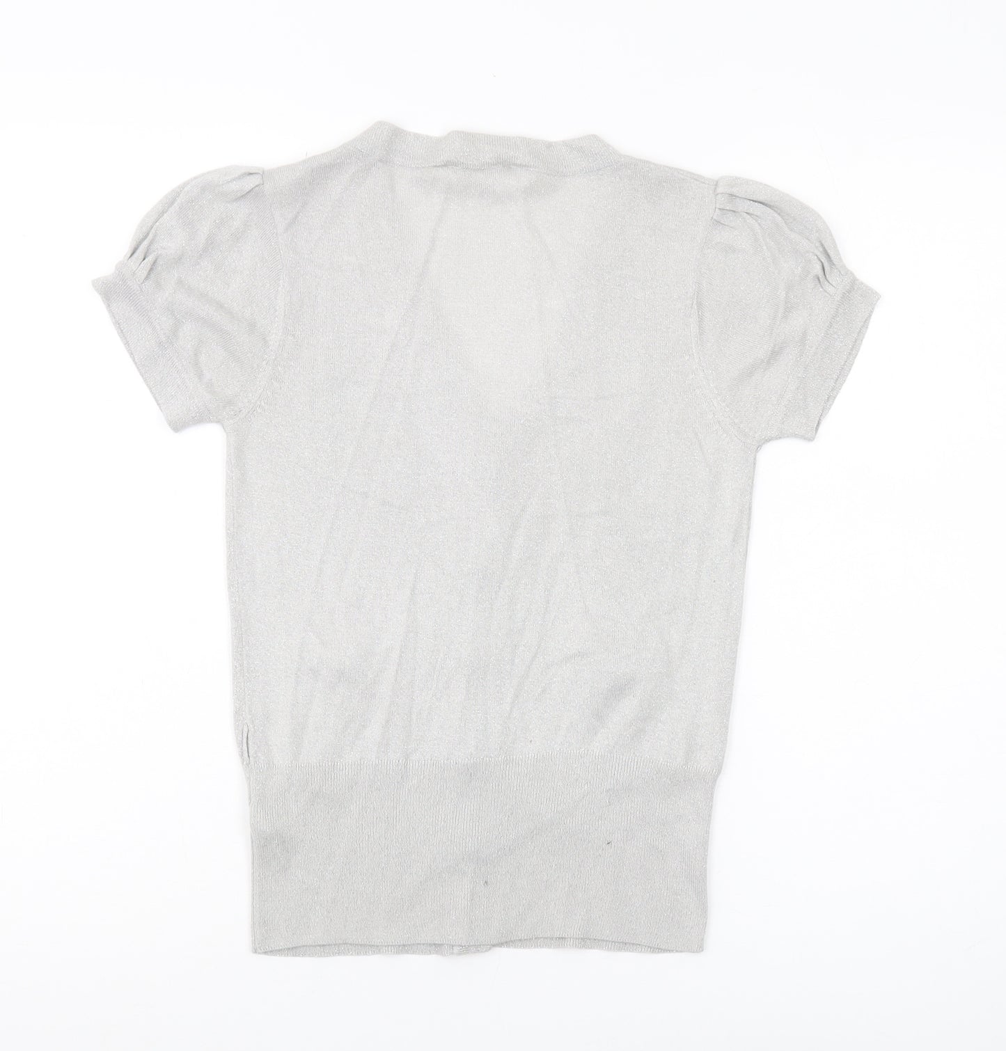 Jasper Conran Women's Grey Cardigan Size 10 V-Neck