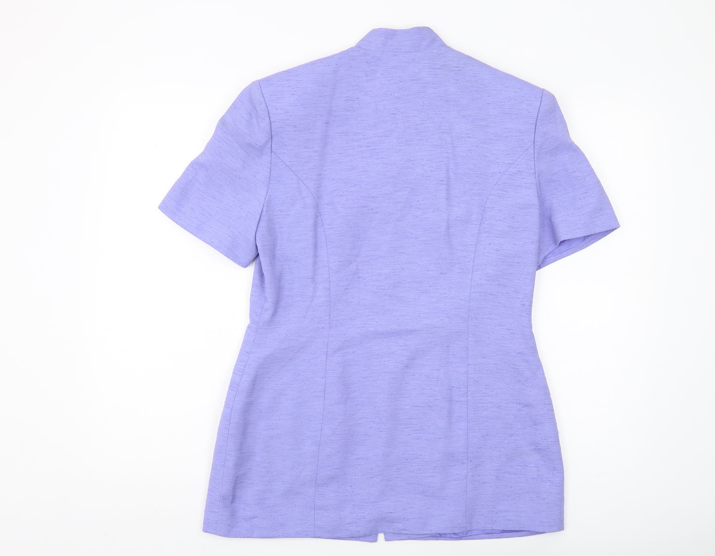 Alexon Women's Purple Suit Jacket Size 12 Woven Regular Fit