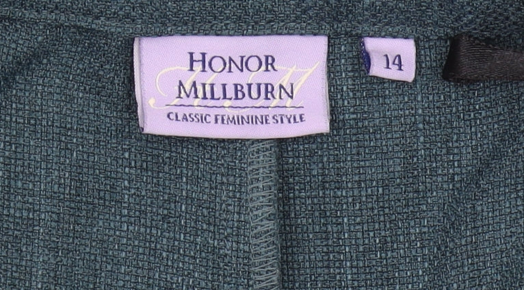 Honor Millburn Women's Green Classic Trousers Size 14