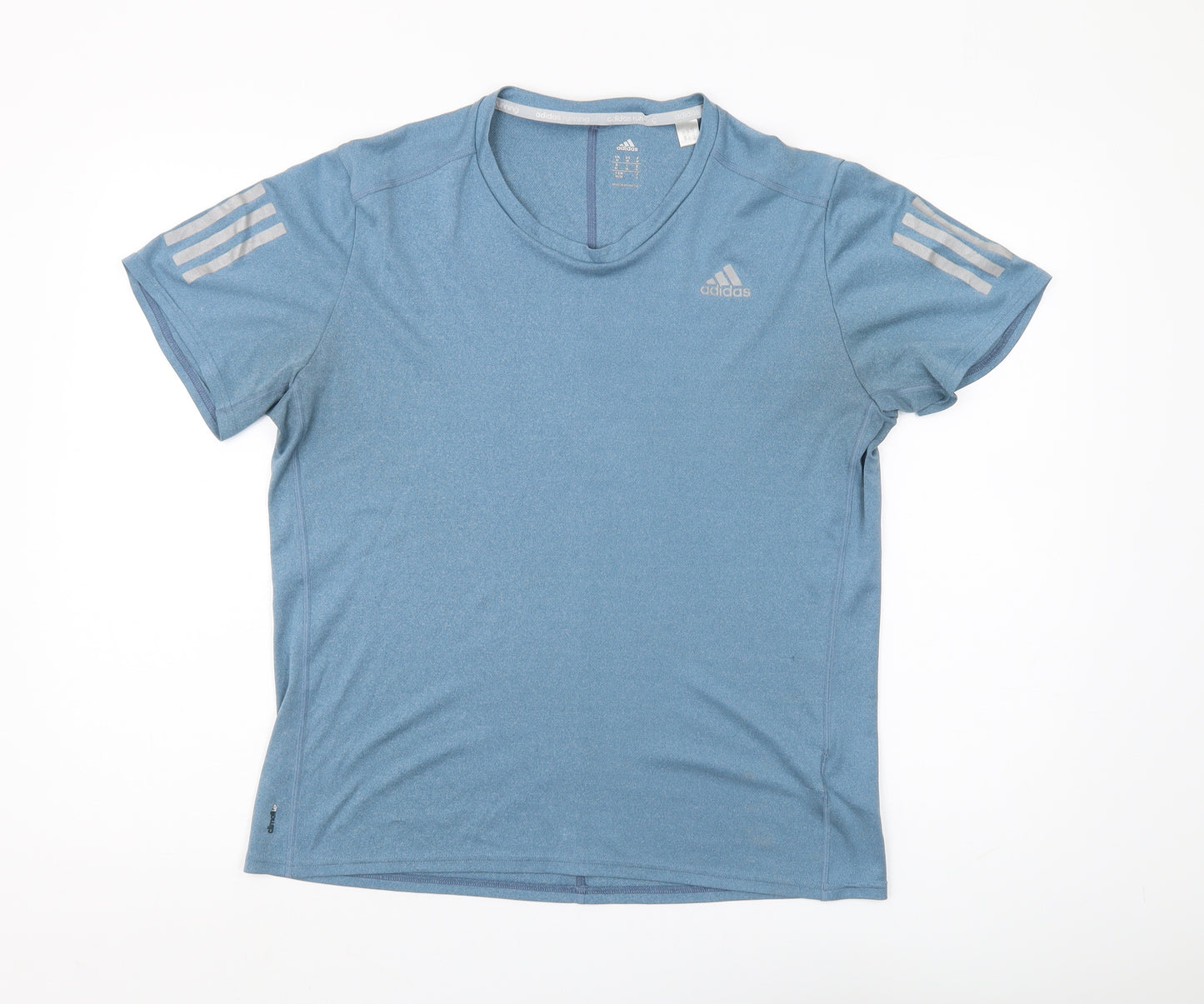 Adidas Women's Blue M Running T-Shirt - UK Medium
