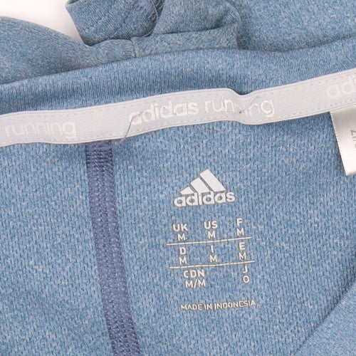Adidas Women's Blue M Running T-Shirt - UK Medium