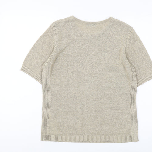 Windsmoor Women Beige Pullover Jumper Medium