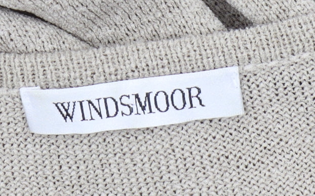 Windsmoor Women Beige Pullover Jumper Medium