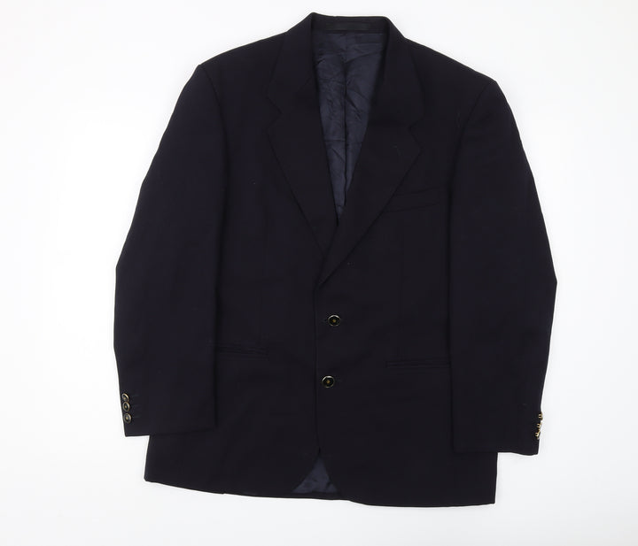 Centaur Men's Blue Blazer Size 40S Formal Wool