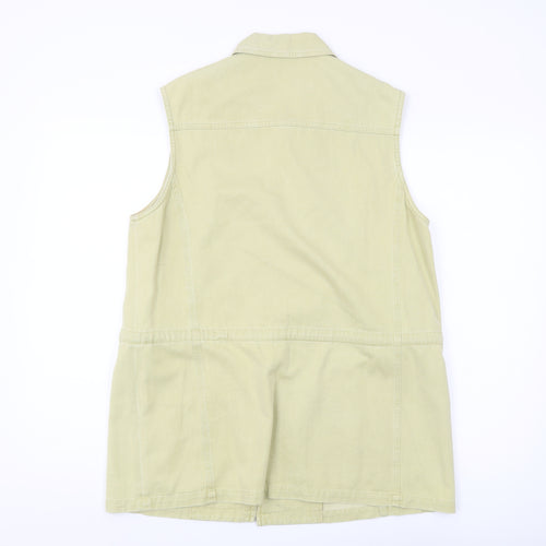 Viyella Beige Women's Waistcoat, Size 10, Classic Casual Style