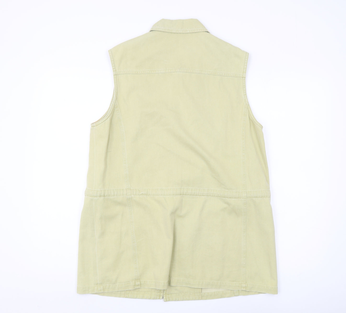 Viyella Beige Women's Waistcoat, Size 10, Classic Casual Style