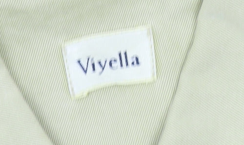 Viyella Beige Women's Waistcoat, Size 10, Classic Casual Style