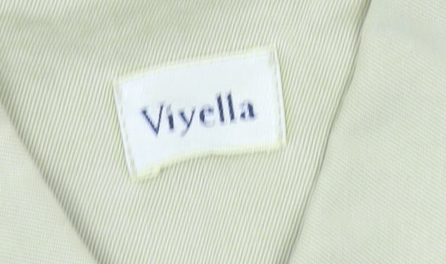 Viyella Beige Women's Waistcoat, Size 10, Classic Casual Style