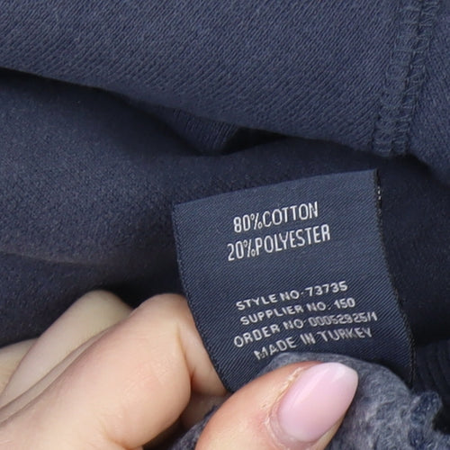 SoulCal & Co Men's Blue Hoodie S Pullover Logo