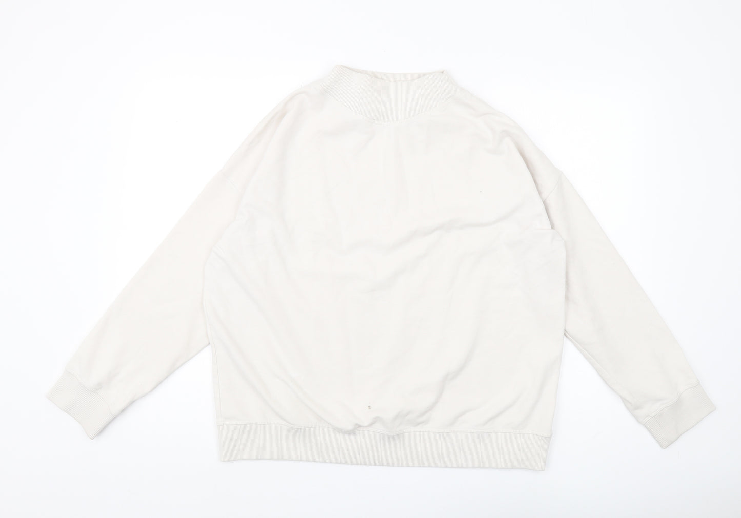 Jigsaw Women's White Pullover Sweatshirt M
