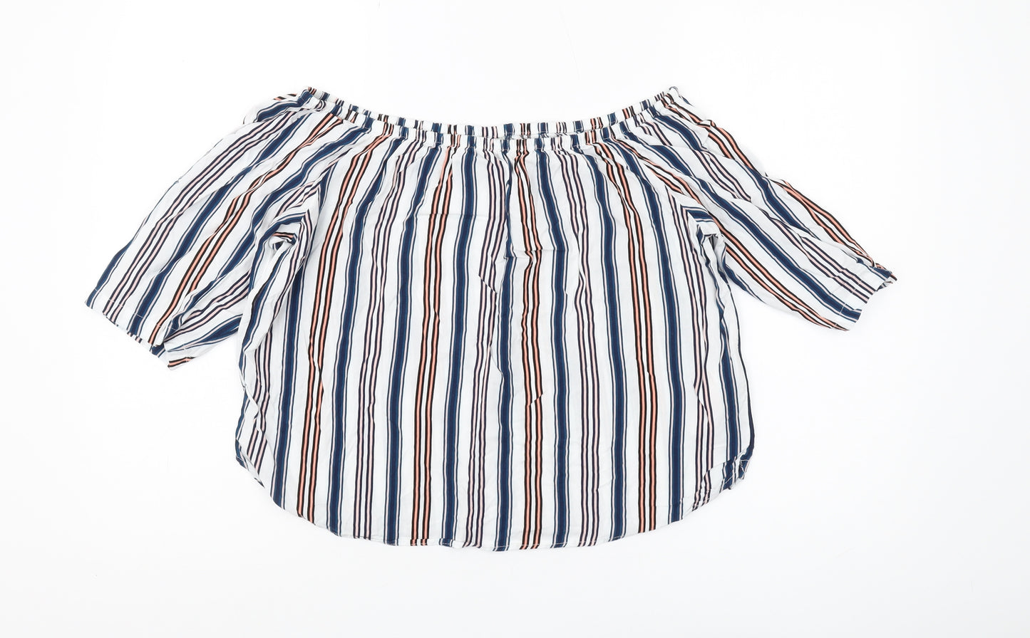 Jacqueline de Yong Women's Multicoloured Striped Blouse