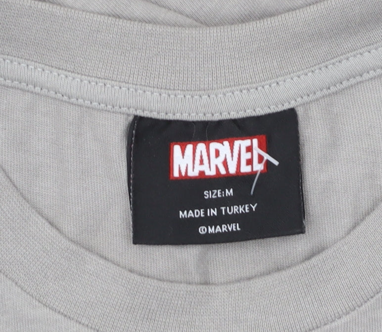 Marvel Men's Beige Black Panther T-Shirt Size M
