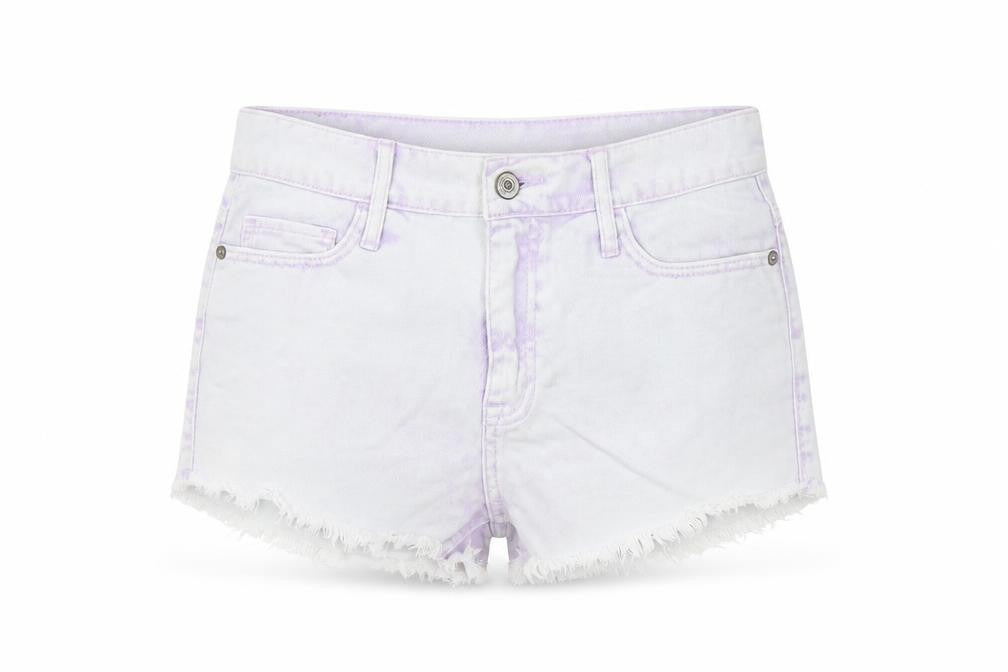 Abercrombie & Fitch Women's White Cut-Off Denim Shorts
