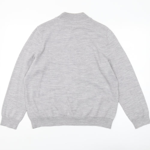Eastex Women's Grey Mock Neck Jumper, Size 18