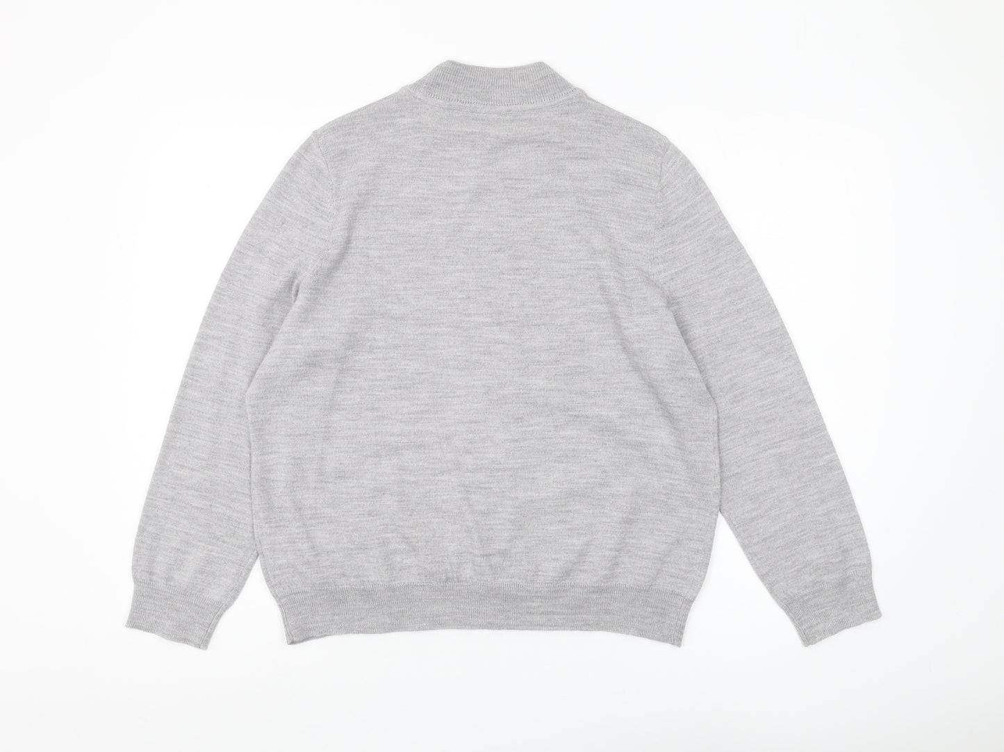 Eastex Women's Grey Mock Neck Jumper, Size 18