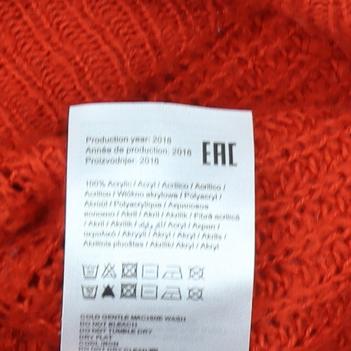 Jacqueline de Yong Women's Red Pullover Jumper L