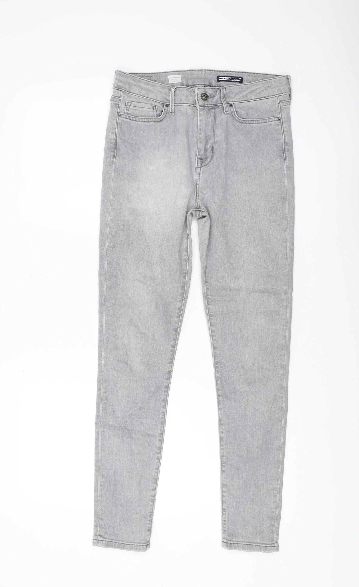 Tommy Hilfiger Women's Grey Skinny Jeans, Size 30, Stylish