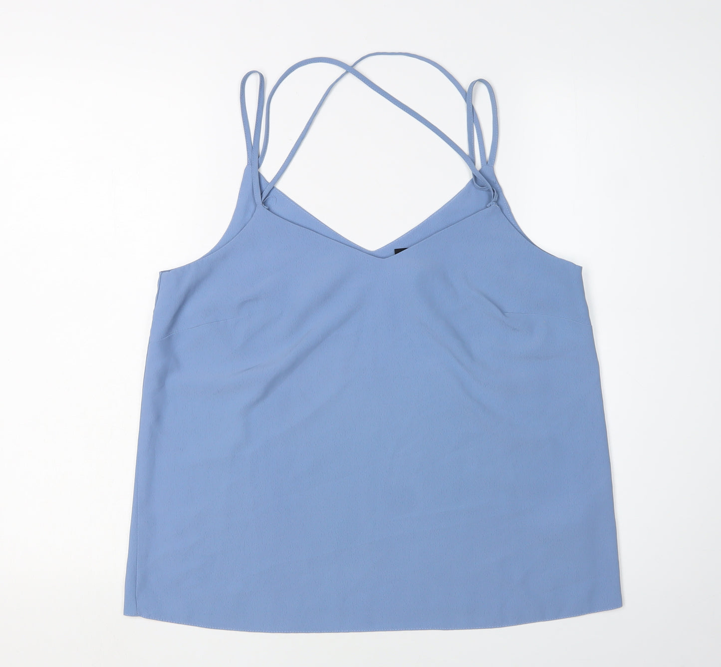 New Look Women's Blue Camisole Tank Top, Size 12