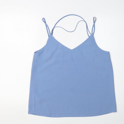 New Look Women's Blue Camisole Tank Top, Size 12